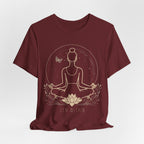 STILLNESS T-Shirt — Mindful Yoga Tee for Calm & Wellness
