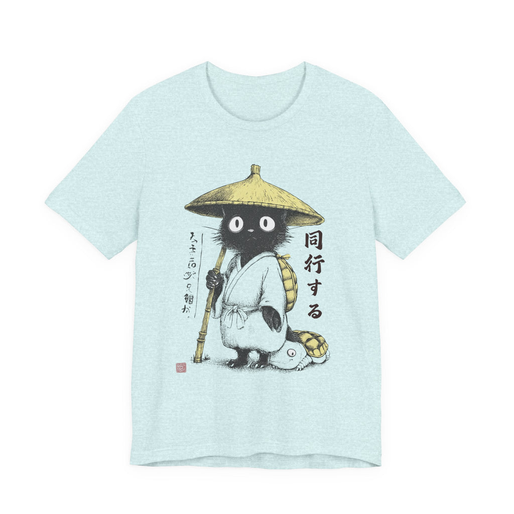 Japanese-Inspired Unisex Tee ,Love & Peace