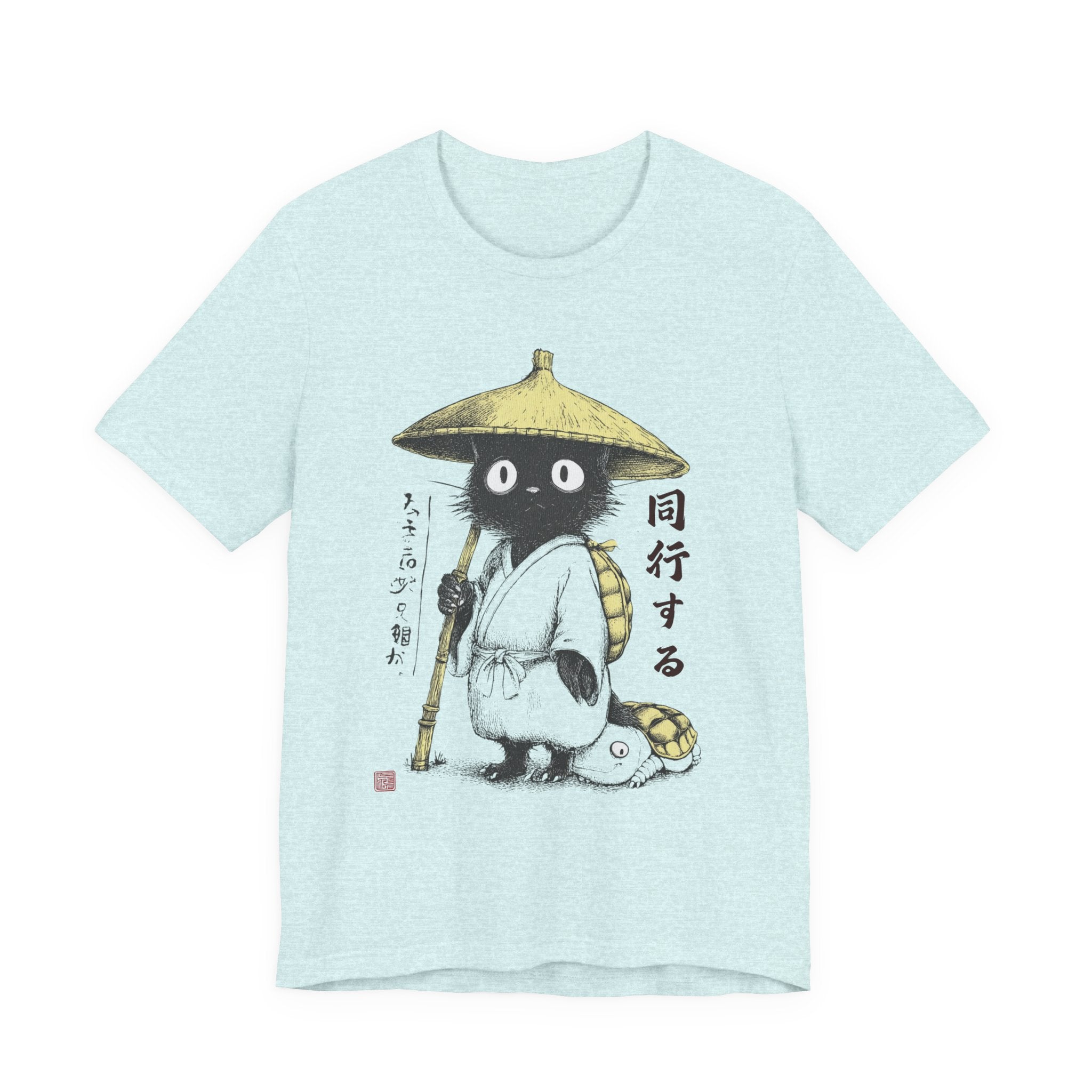 Japanese-Inspired Unisex Tee ,Love & Peace