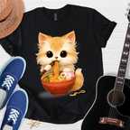 Cozy Cat Ramen Unisex Tee