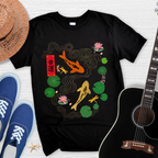 Serene Koi Fish & Good Fortune – Japanese Inspired Tee