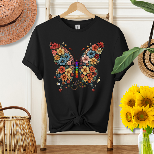 Summer Floral Butterfly Tee