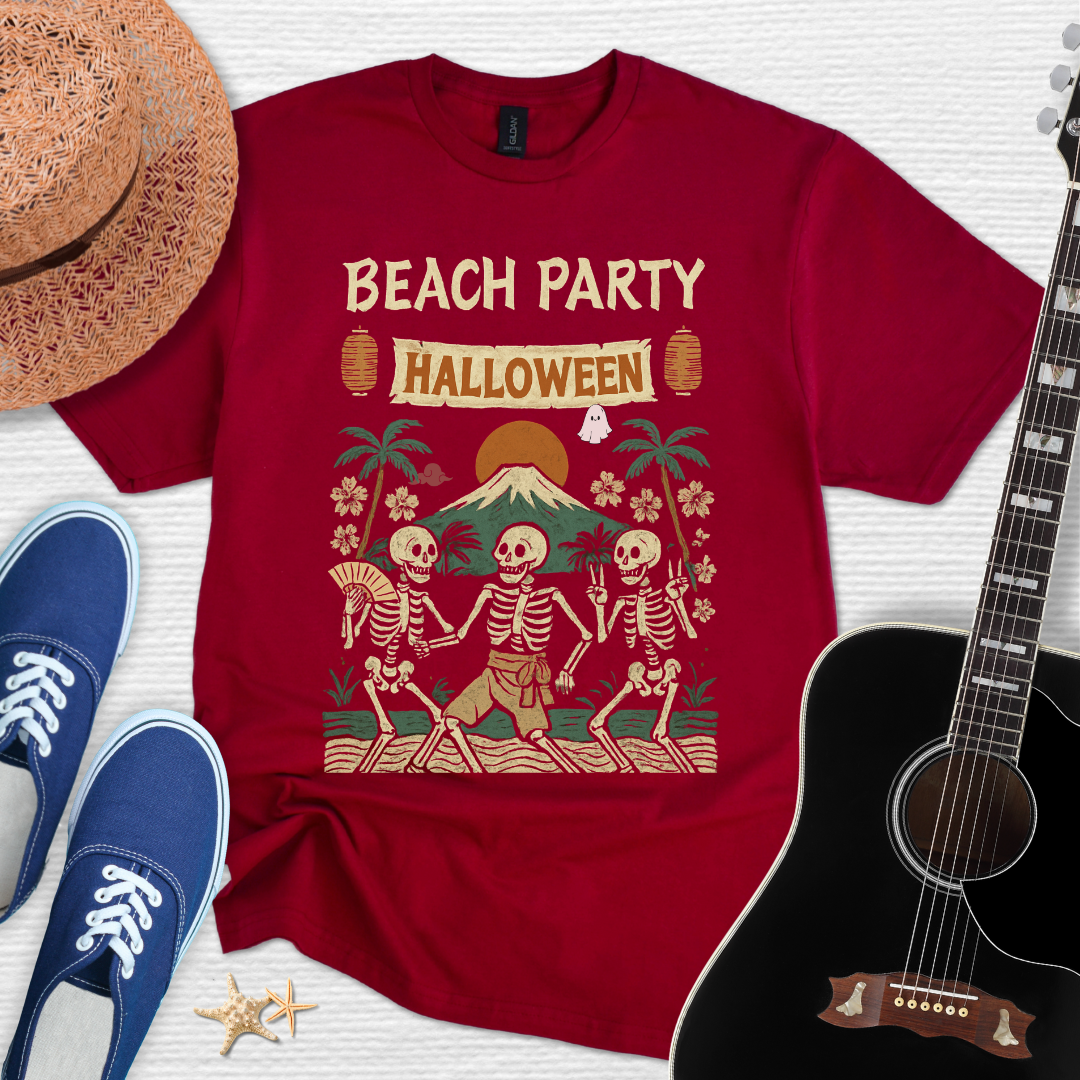 Beach Party Halloween Casual Tee
