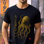 Tako Samurai-Spirit of the Sea Warrior Unisex Tee