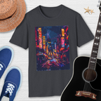 Japanese Urban Nightscape , Street Art Tee