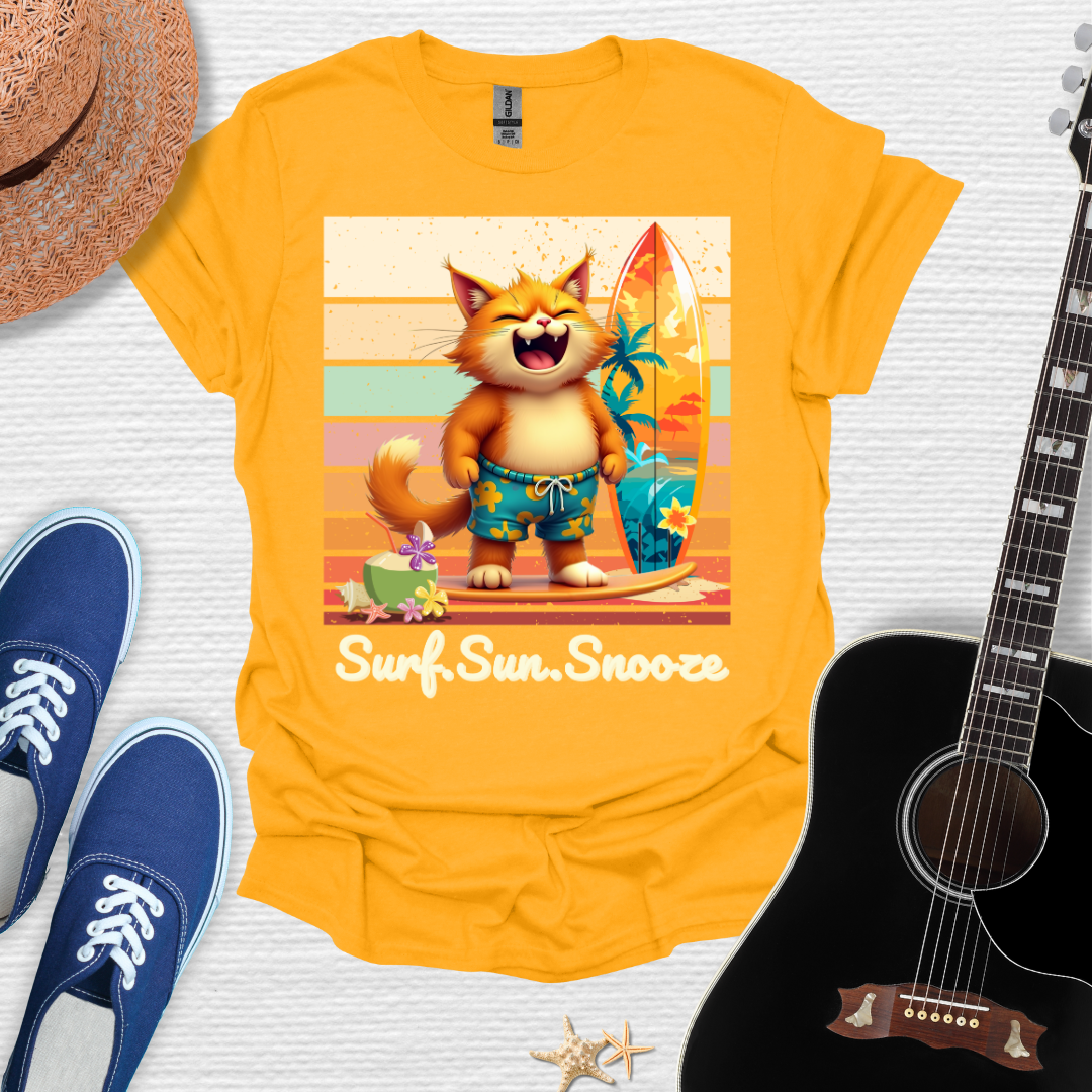 Catch the Wave, Cat! Unisex Tee