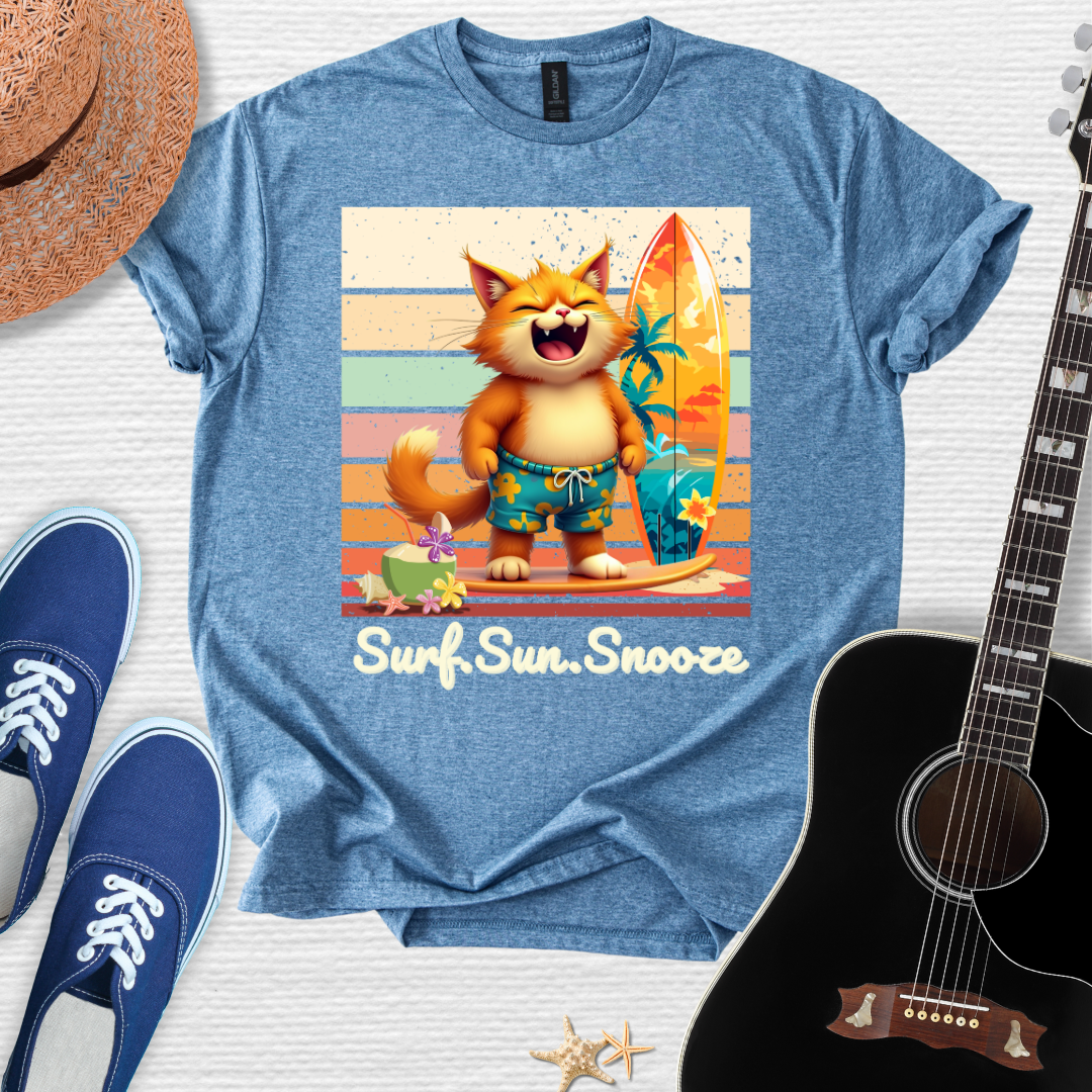 Catch the Wave, Cat! Unisex Tee