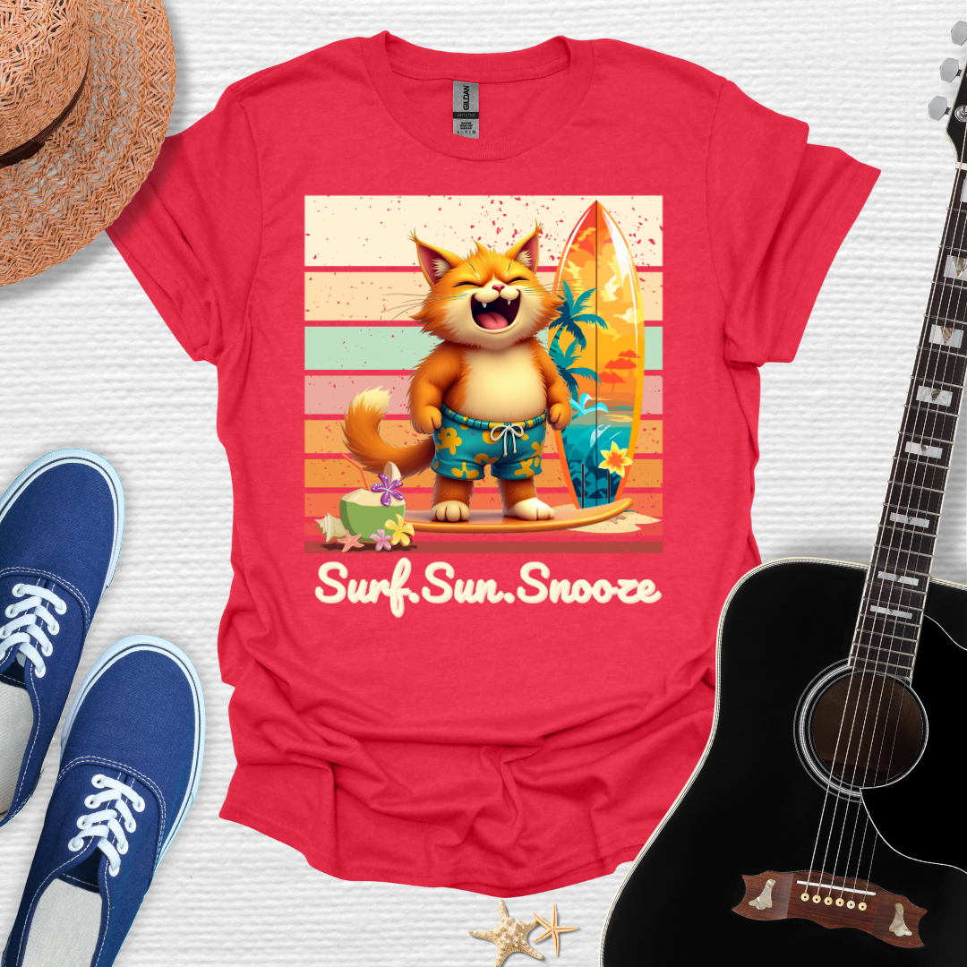 Catch the Wave, Cat! Unisex Tee