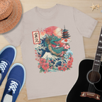 Japanese Dragon Art Unisex Tee - Vintage Style