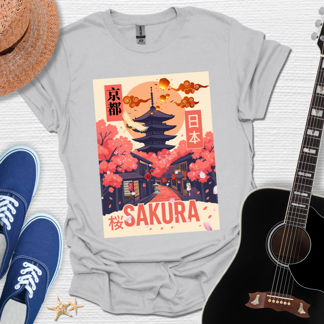Sakura Japanese Art Unisex Tee