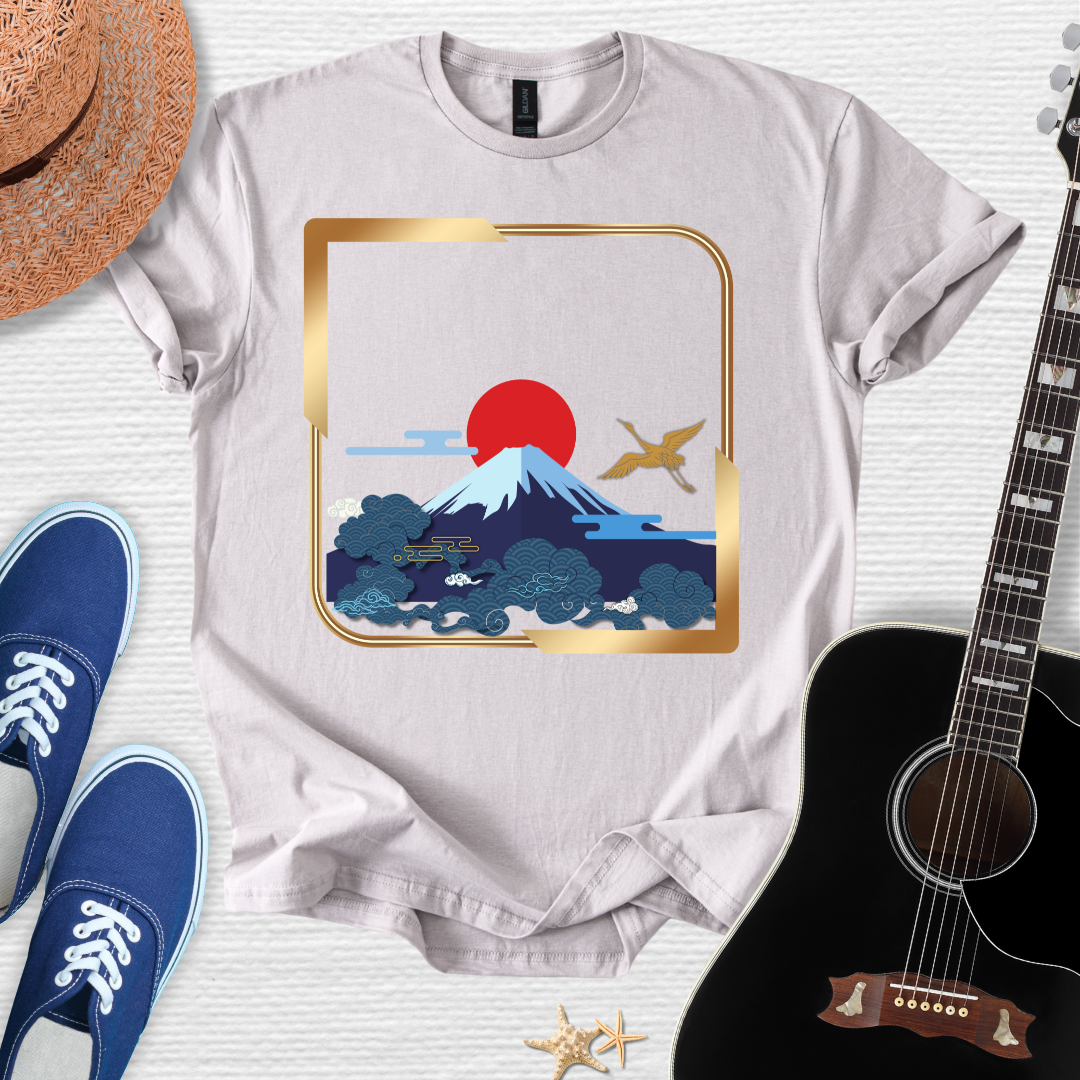 Japanese Mountain Sunset Tee