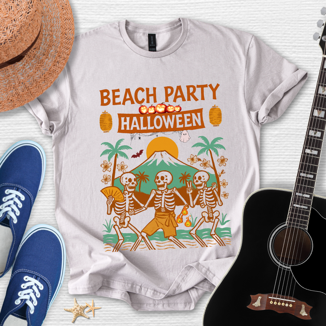 Beach Party Halloween Casual Tee