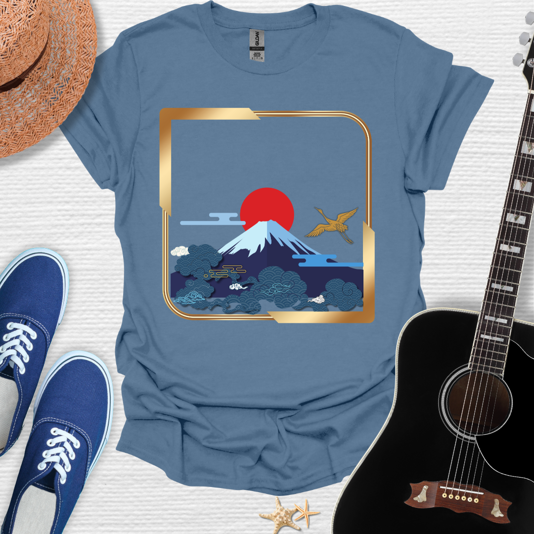 Japanese Mountain Sunset Tee