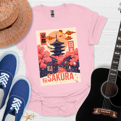 Sakura Japanese Art Unisex Tee