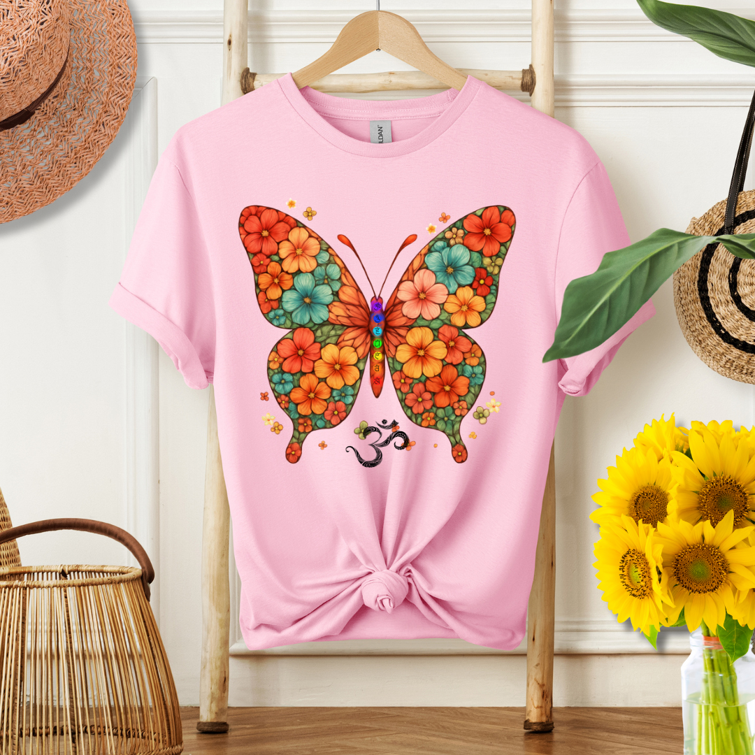 Summer Floral Butterfly Tee
