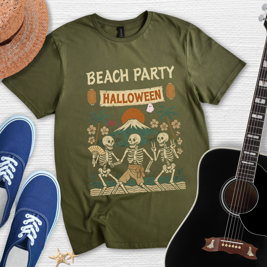 Beach Party Halloween Casual Tee