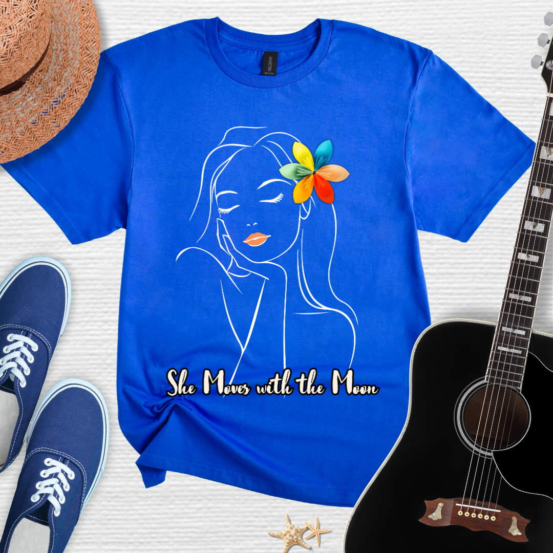 'She Moves with the Moon' Tee