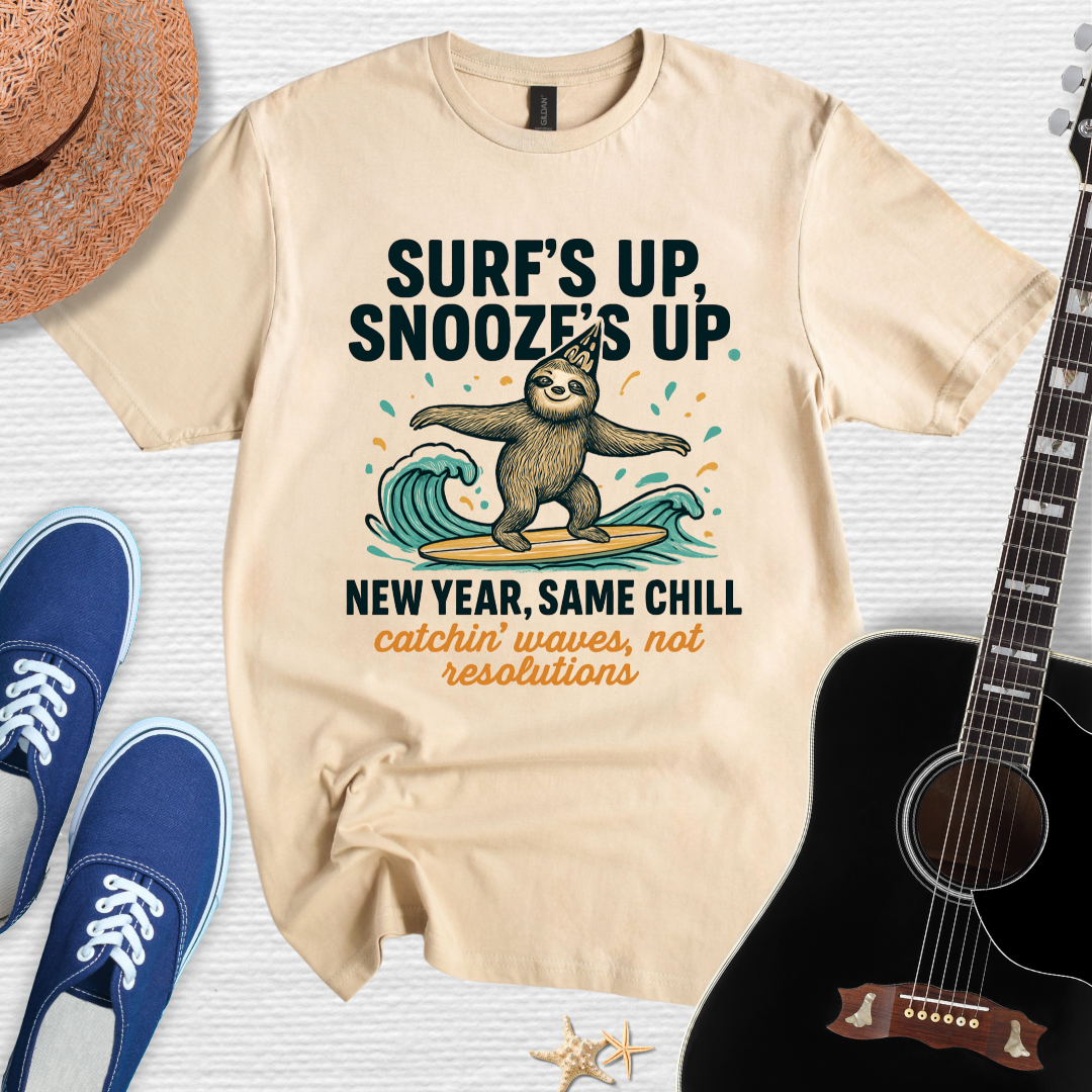 No Rush, Just Waves Tee