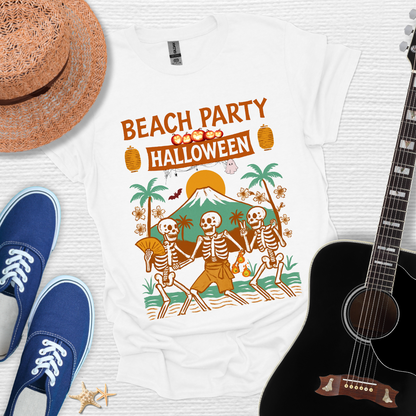 Beach Party Halloween Casual Tee