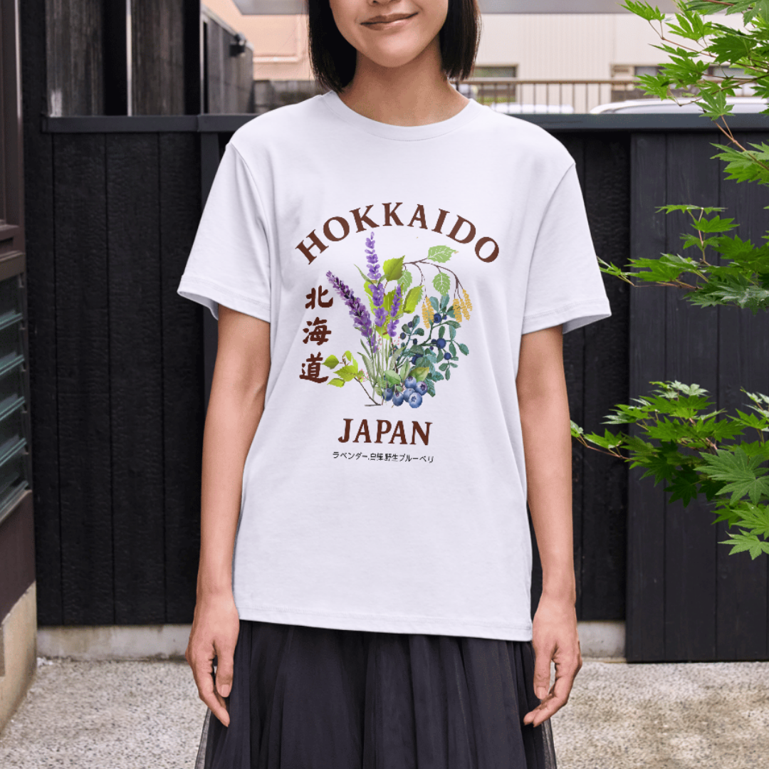 Hokkaido Japan Floral Tee
