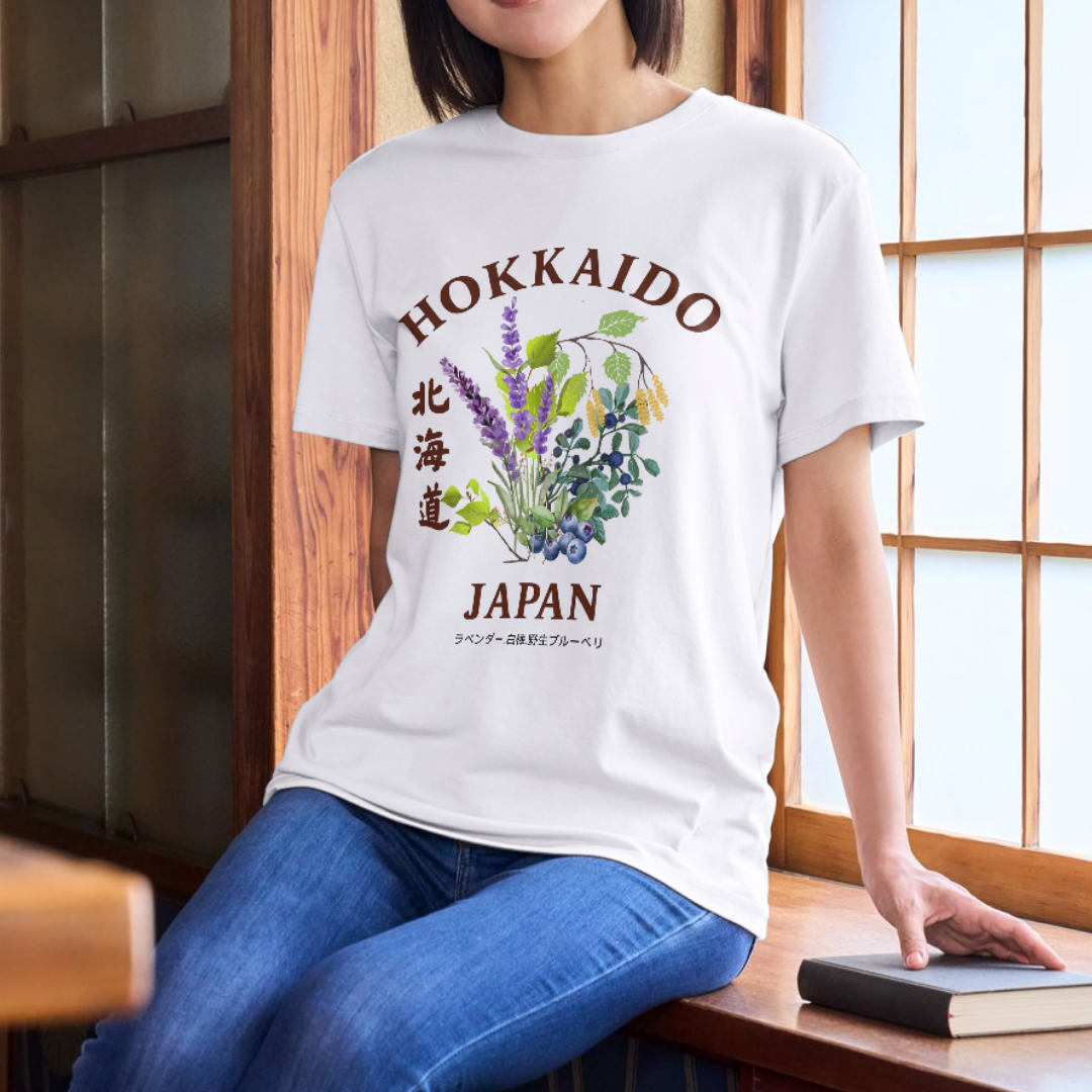 Hokkaido Japan Floral Tee