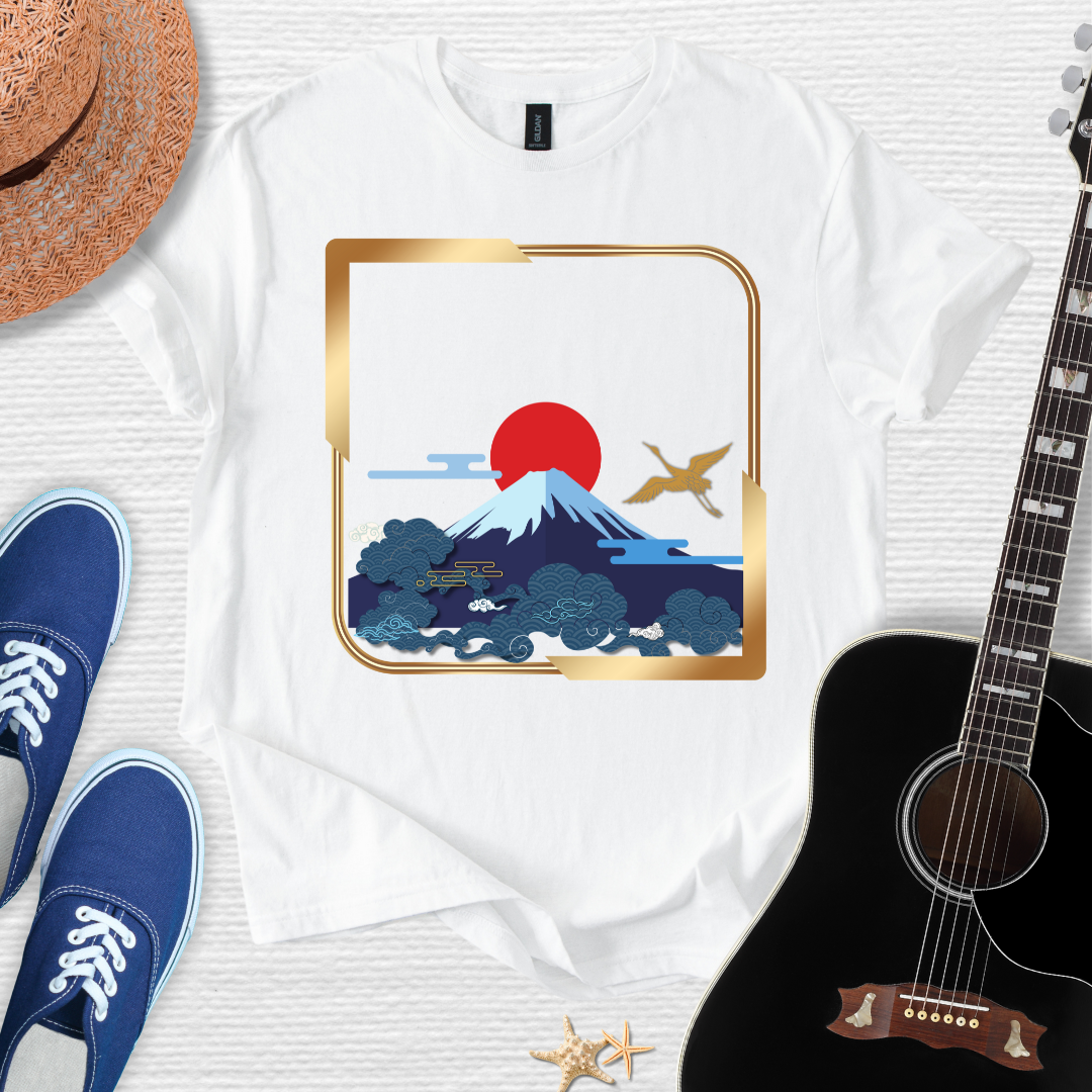 Japanese Mountain Sunset Tee