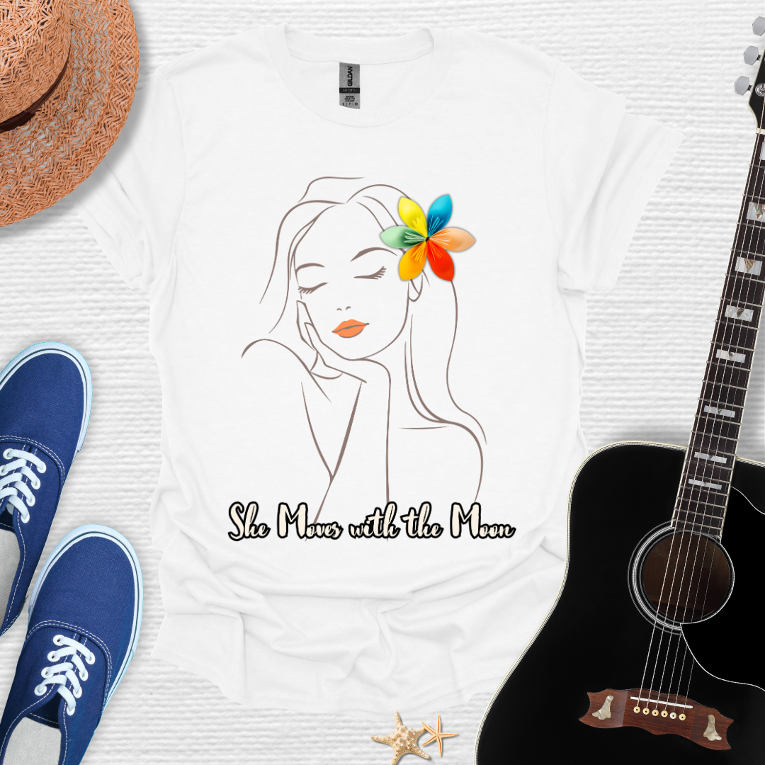 'She Moves with the Moon' Tee