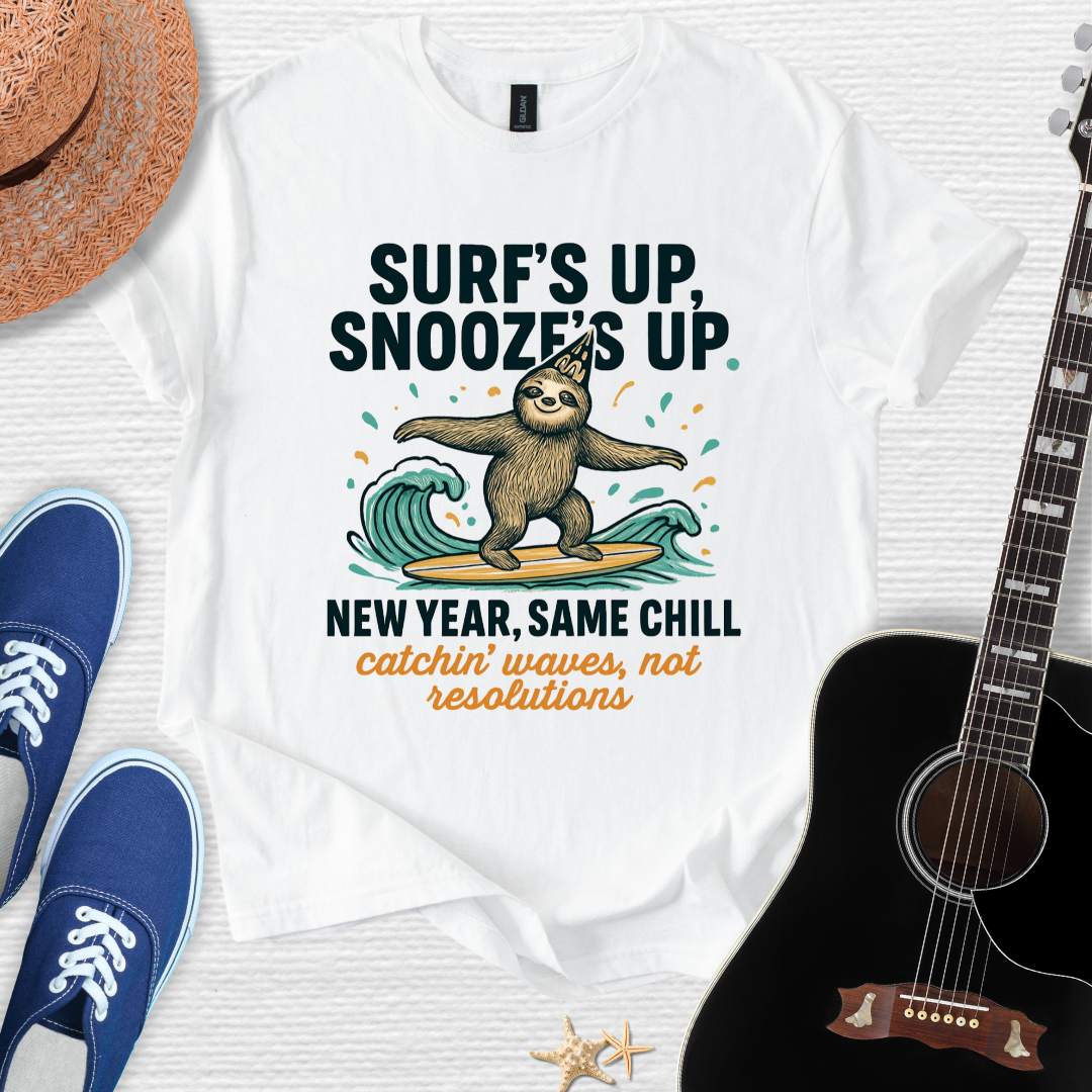 No Rush, Just Waves Tee