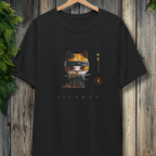 Ninja Cat Minimalist Aesthetic Tee