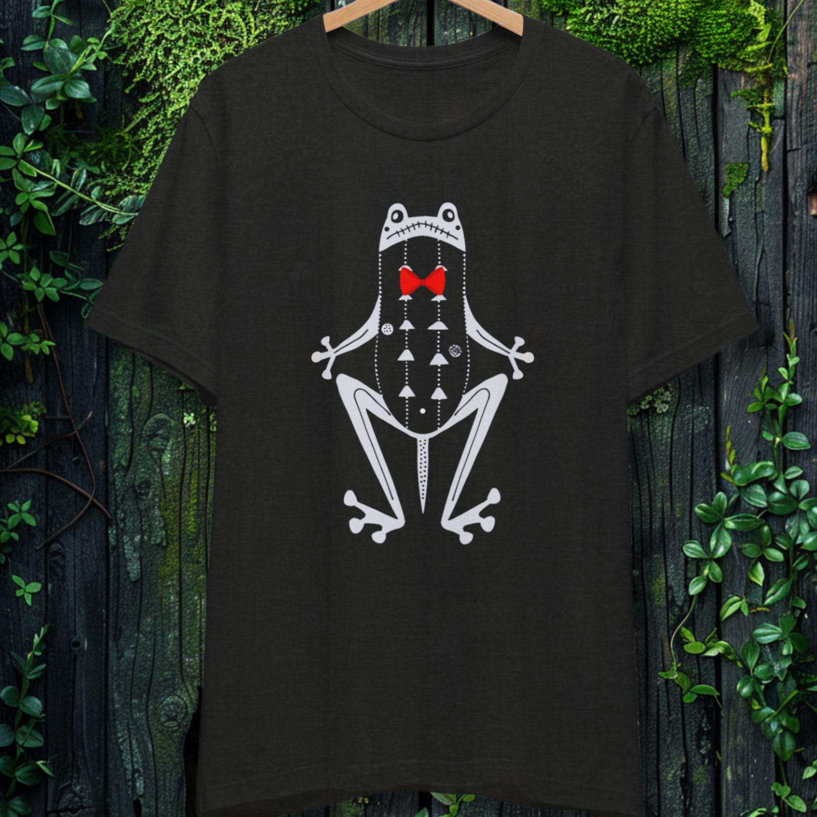 The Gentleman Frog Folk Art Tee