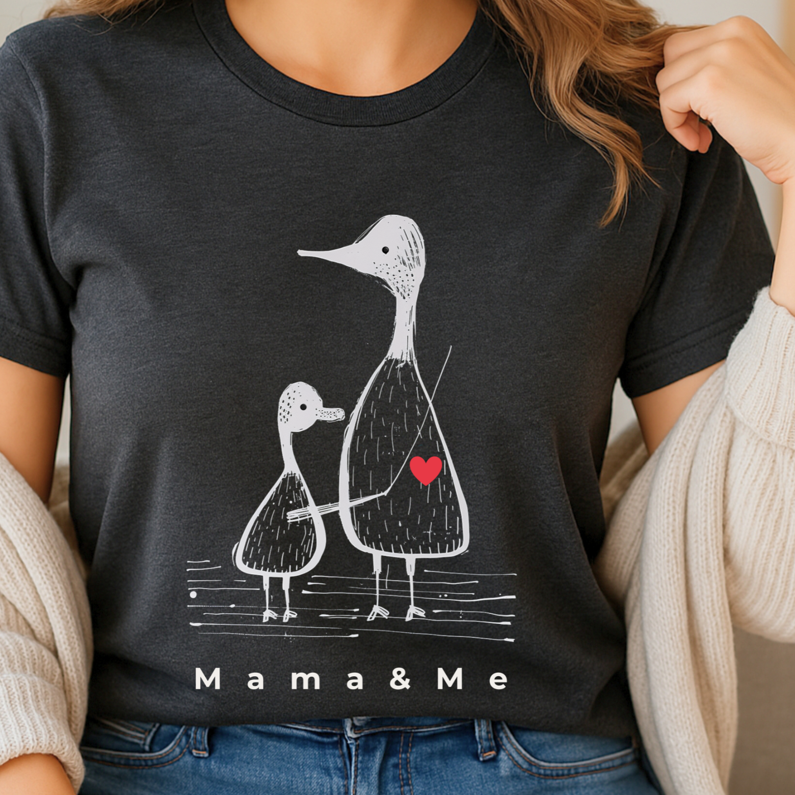 Mama and Me: The "Always in My Heart" Duckling Tee, Mother Days Collection