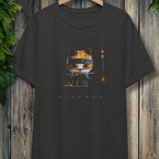 Ninja Cat Minimalist Aesthetic Tee