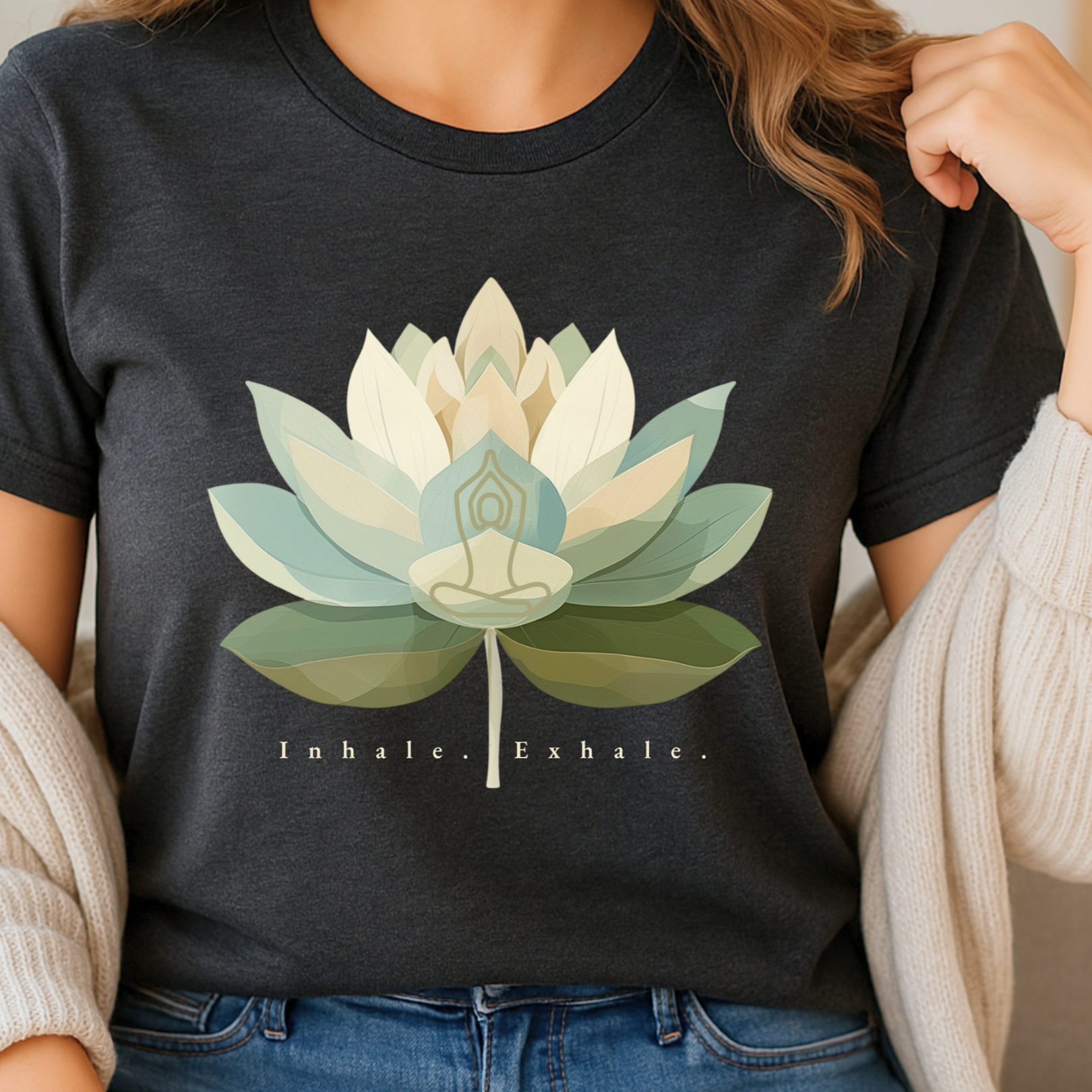 Lotus Lotus Tee — Calm Lotus Graphic T-Shirt