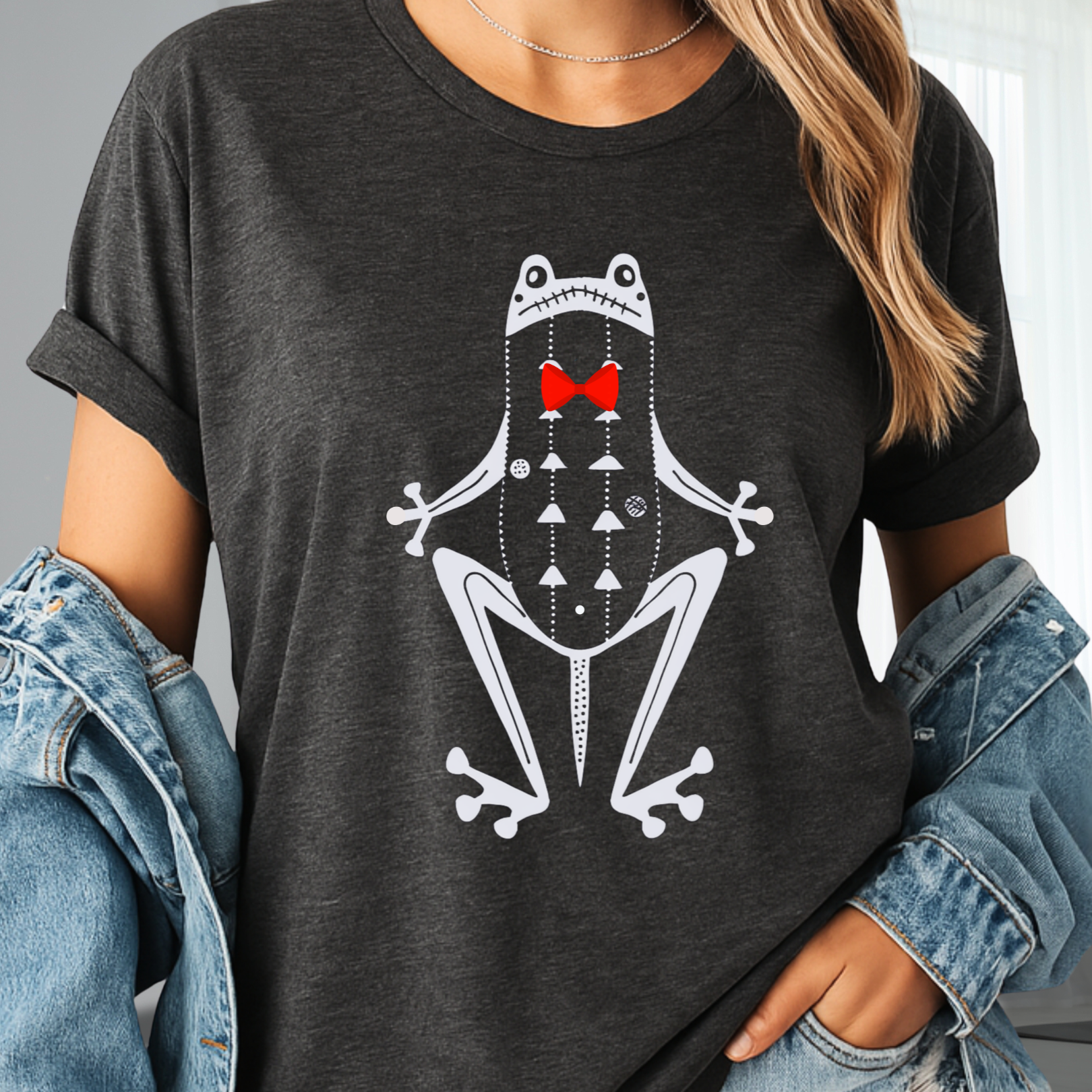 The Gentleman Frog Folk Art Tee