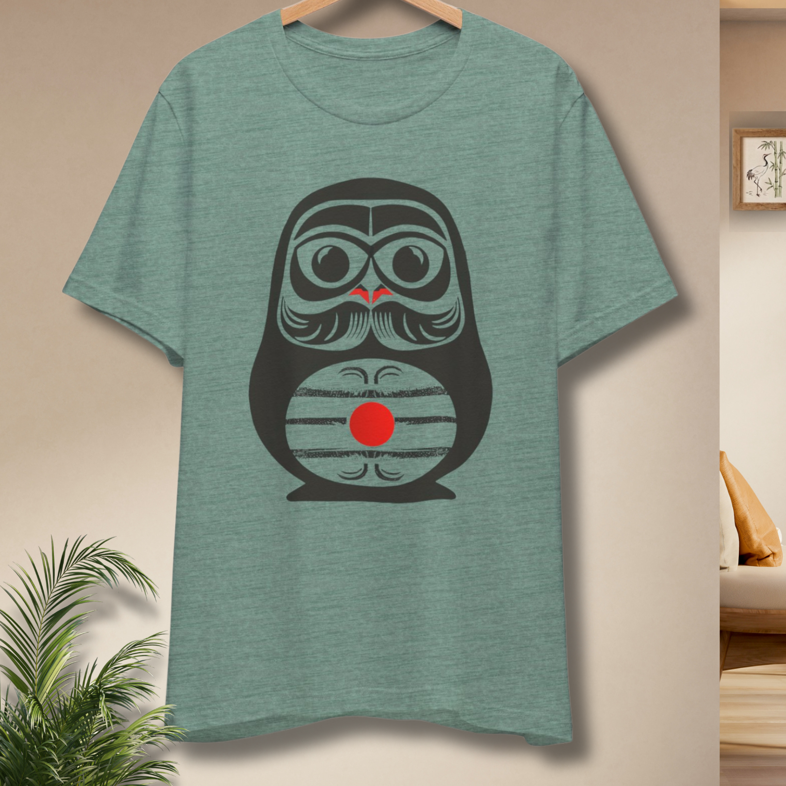 Japanese Lucky Daruma Shirt