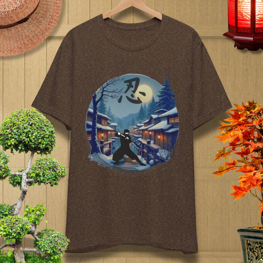 Moonlit Samurai — Japanese Streetwear Art Tee (Limited Drop)
