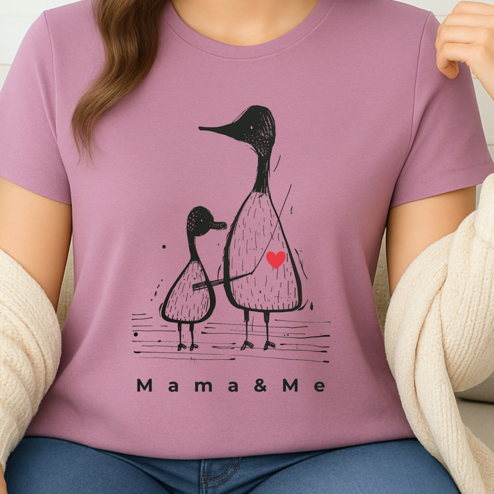 Mama and Me: The "Always in My Heart" Duckling Tee, Mother Days Collection