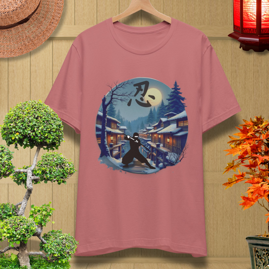 Moonlit Samurai — Japanese Streetwear Art Tee (Limited Drop)