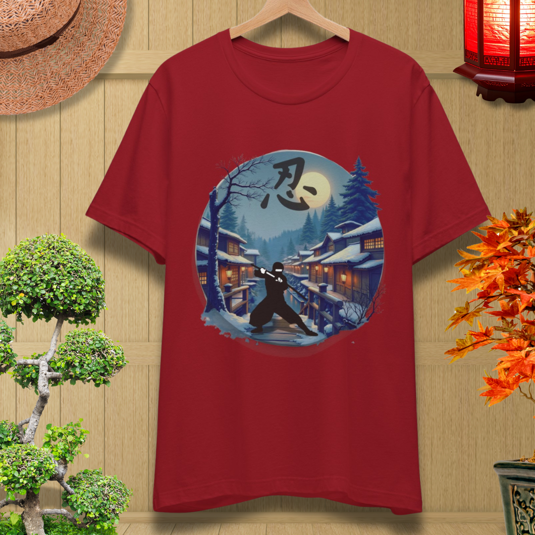 Moonlit Samurai — Japanese Streetwear Art Tee (Limited Drop)