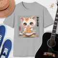Japanese Chill Cat Eating Ramen Tee