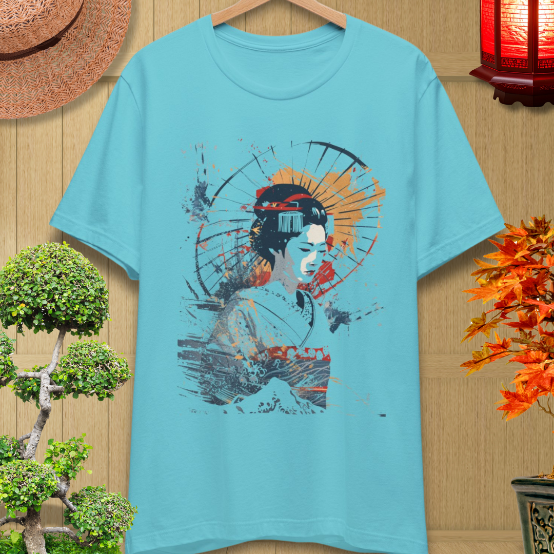 Geisha Art T‑Shirt — Vintage Japanese Woman Graphic Tee