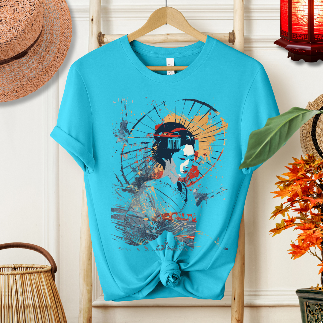 Geisha Art T‑Shirt — Vintage Japanese Woman Graphic Tee