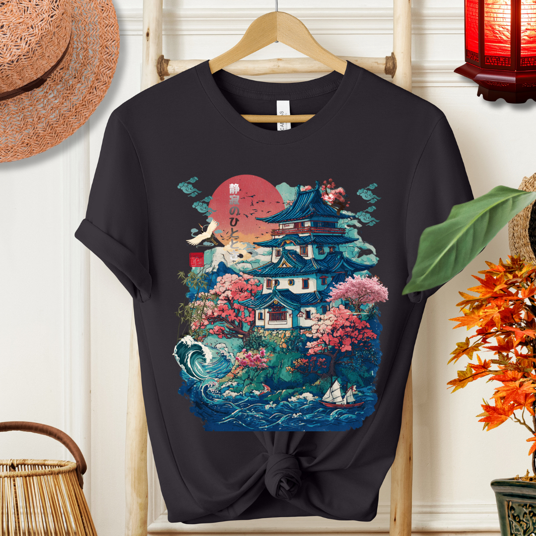 Japanese Dragon Art Unisex Tee - Vintage Style